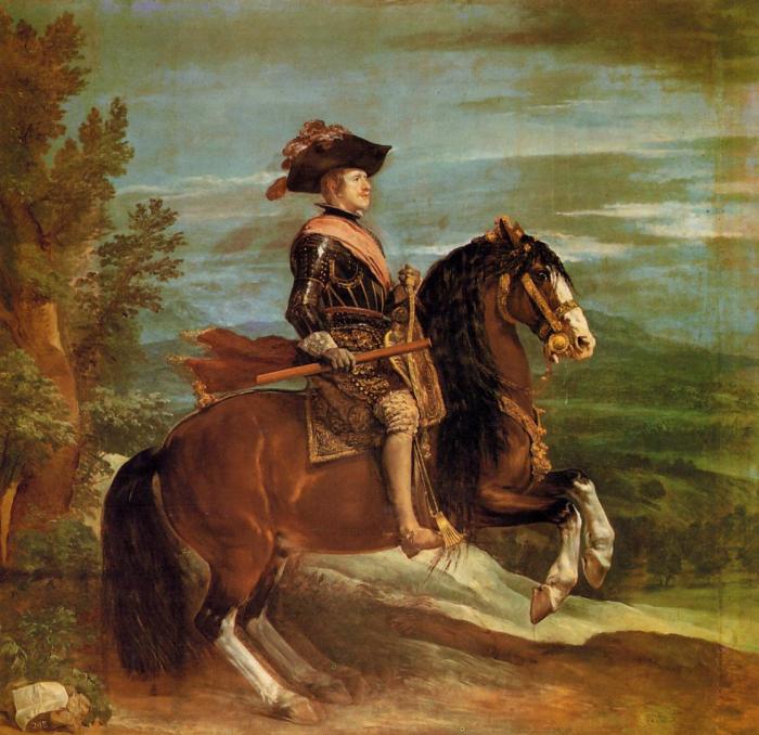 Equestrian portrait of charles the bald